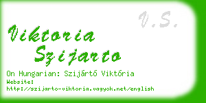 viktoria szijarto business card